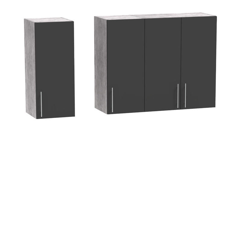 Unitate de bucatarie Festa II, Gri inchis si Sonoma, 120x60x85 cm, detaliu produs