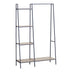 Unitate de intrare-raft Herevy, Stejar cu metal, negru, 101x35x160 cm