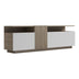 Unitate TV cu functie de stocare Vendora, Lemn, Alb, 150x29x46 cm