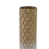 Vaza Bruna, Auriu, 15x15x76 cm