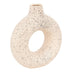 Vaza ceramica Circkly, Alb-Negru, 27x9x30 cm