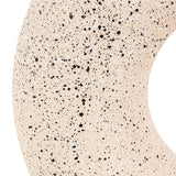 Vaza ceramica Circkly, Alb-Negru, 27x9x30 cm