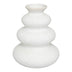 Vaza ceramica Delfar, Alb, 18x18x20 cm