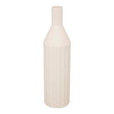 Vaza ceramica Drego, Bej, 8x8x30 cm