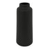 Vază decorativă ceramică Bender, Ceramică, Negru, 12x30 cm