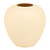 Vază decorativă ceramică Vegen, crem, 22x24 cm