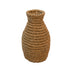 Vaza decorativa impletita Agelen Boho, Natural, 20x20x33 cm