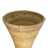 Vază decorativă Virnia, Rattan, Natur, 40x100 cm