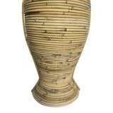 Vază decorativă Virnia, Rattan, Natur, 40x100 cm