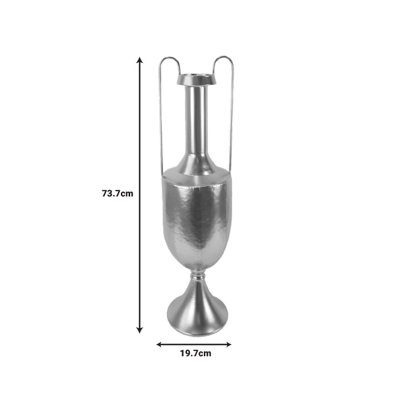 Vaza Dion, Auriu, 19x19x73 cm, imagine suplimentara