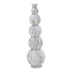 Vaza Lopel metal negru, aurie, 26x26x87 cm