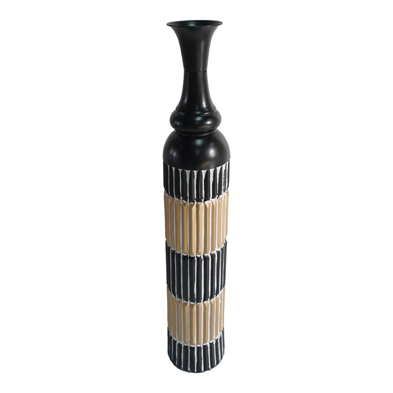 Vaza Thund, Negru, 15x15x88 cm