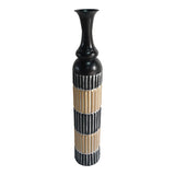 Vaza Thund, Negru, 15x15x88 cm