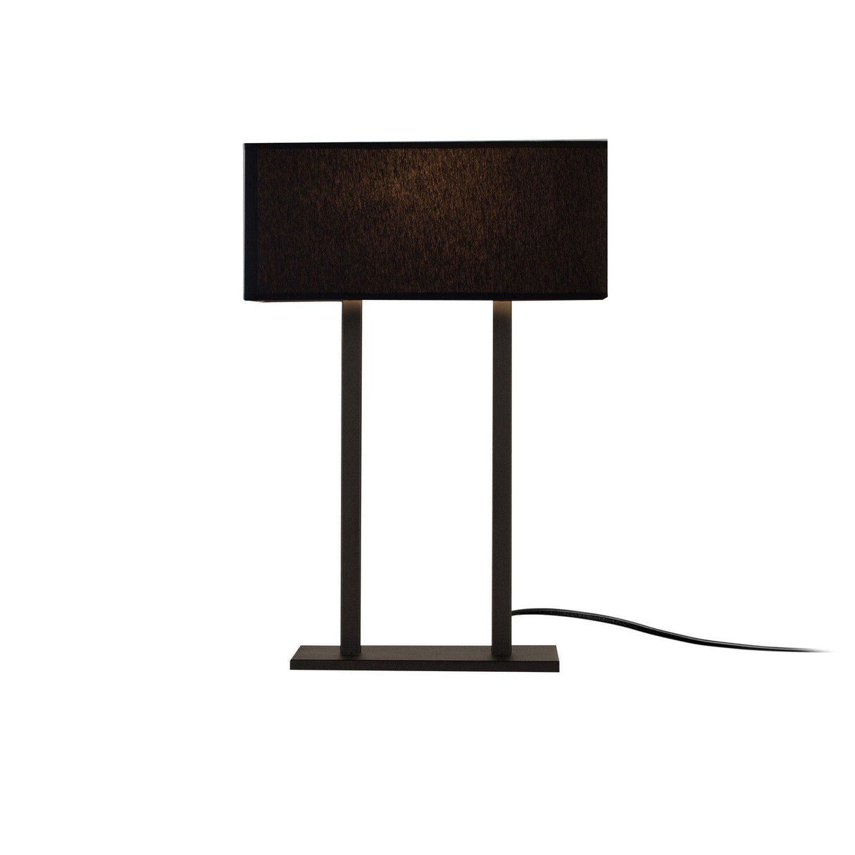 Veioza Amora, Alb - Negru, 35x15x52 cm - Negru