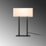 Veioza Amora, Alb - Negru, 35x15x52 cm - Alb
