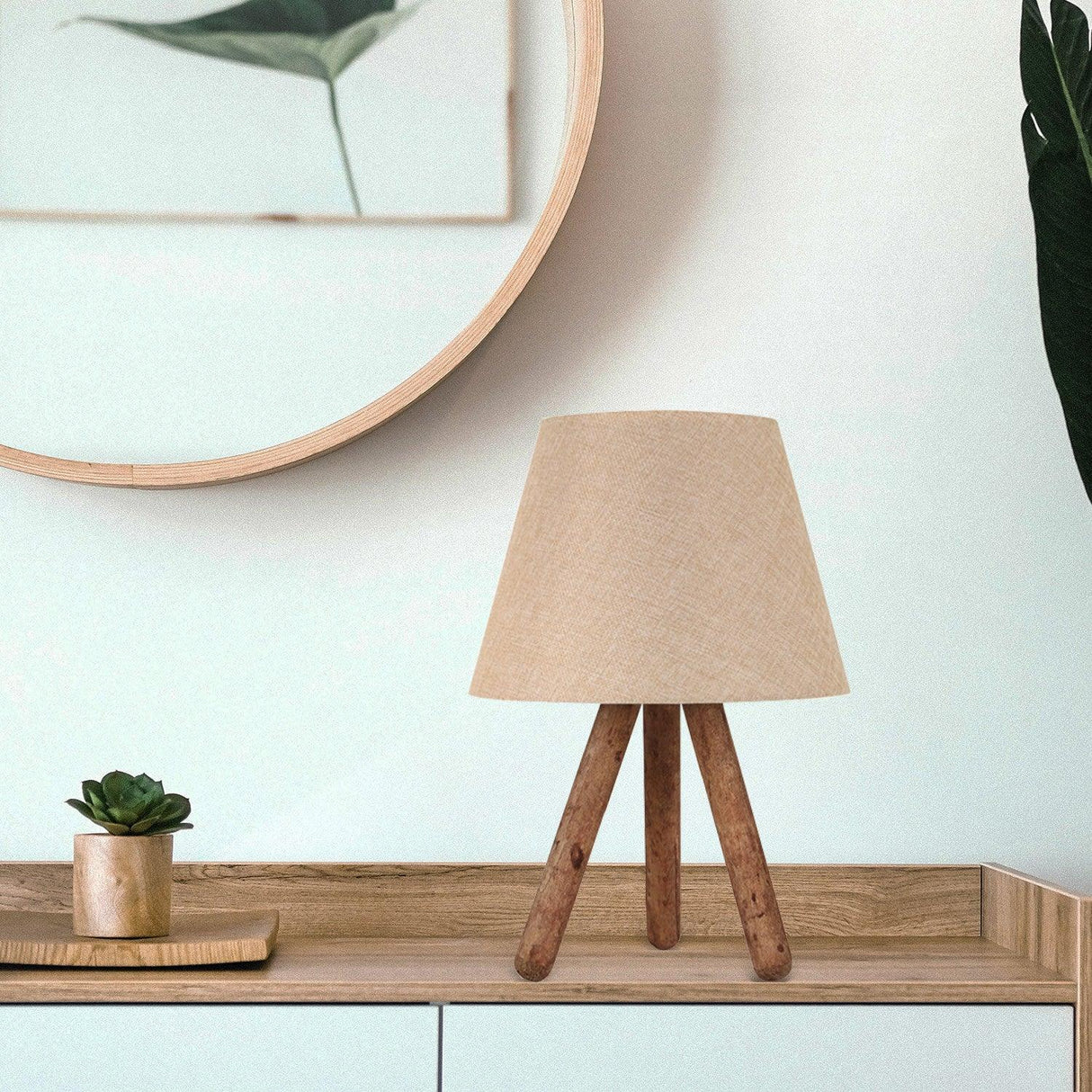 Veioza Aydak Lamp Shade, Crem, 22x22x22 cm