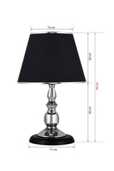 Veioza Slamp Dark Elegant, Negru, 20x20x40 cm