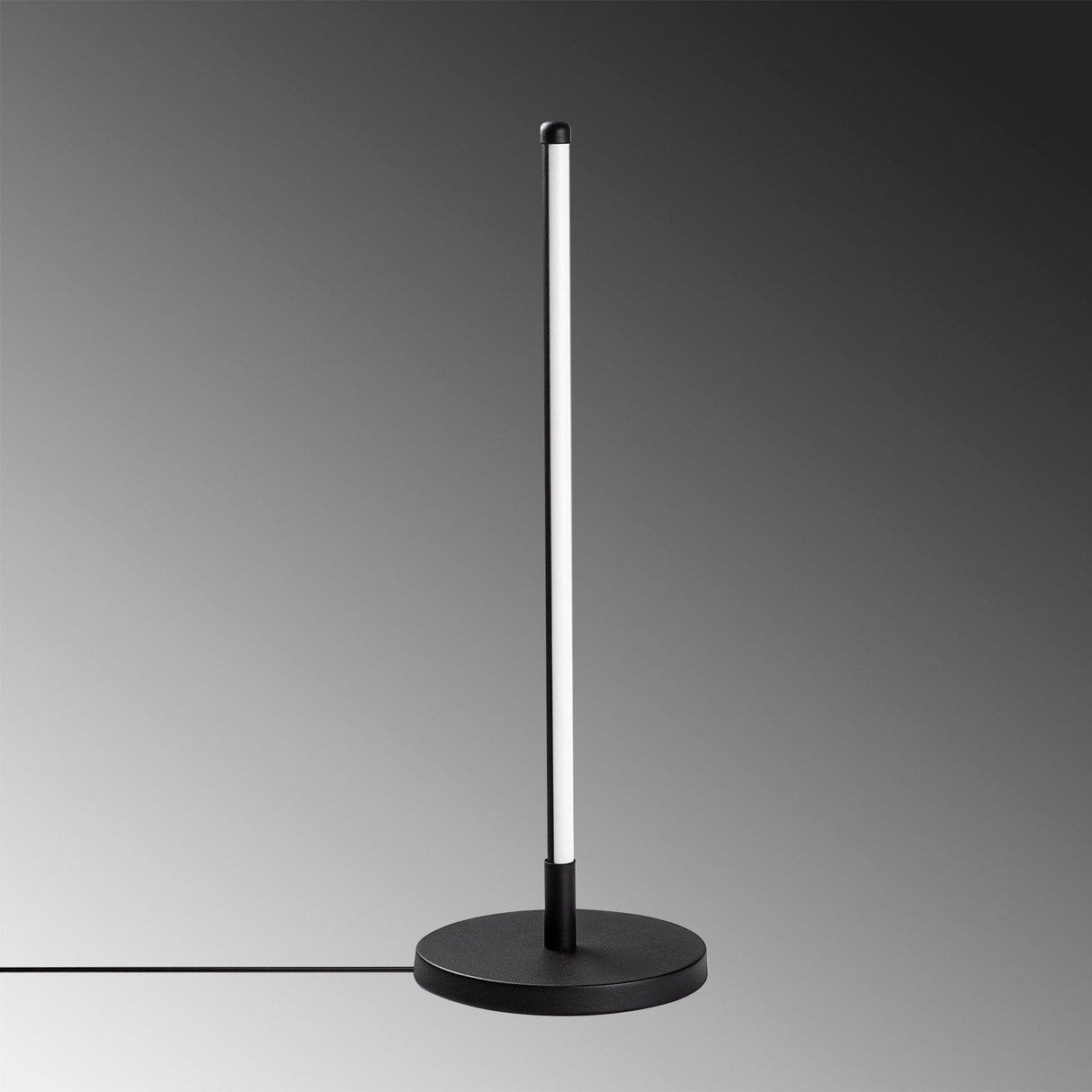 Veioză Stick 13315, 18x18x51 cm - Negru