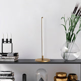 Veioză Stick 13315, 18x18x51 cm - Auriu