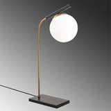 Veioza Style, Antic/Negru, 15x15x55 cm