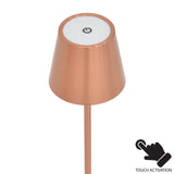 Veioza tactila Brave, LED, Bronz, 11x11x37 cm