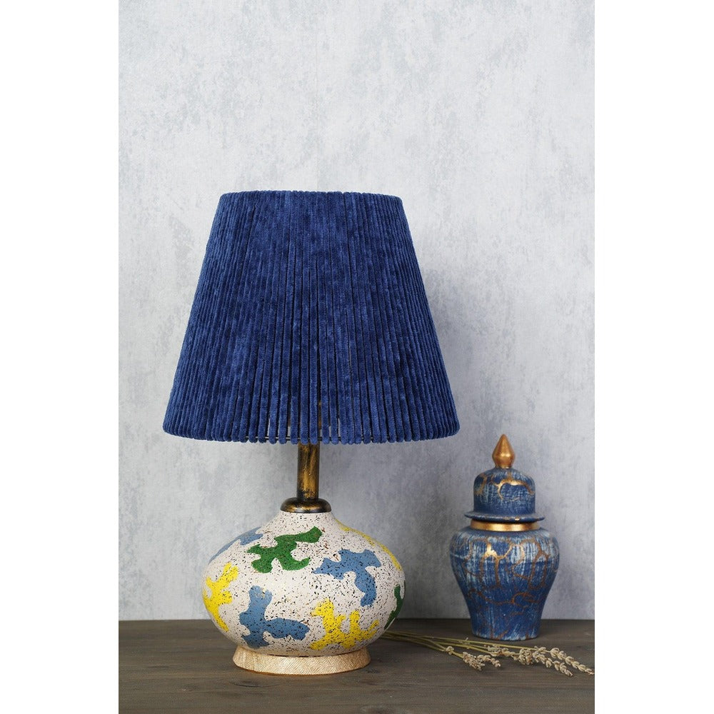 Veioza YL202 Lamp Shade, Albastru marin, 25x25x40 cm