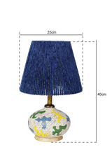 Veioza YL202 Lamp Shade, Albastru marin, 25x25x40 cm