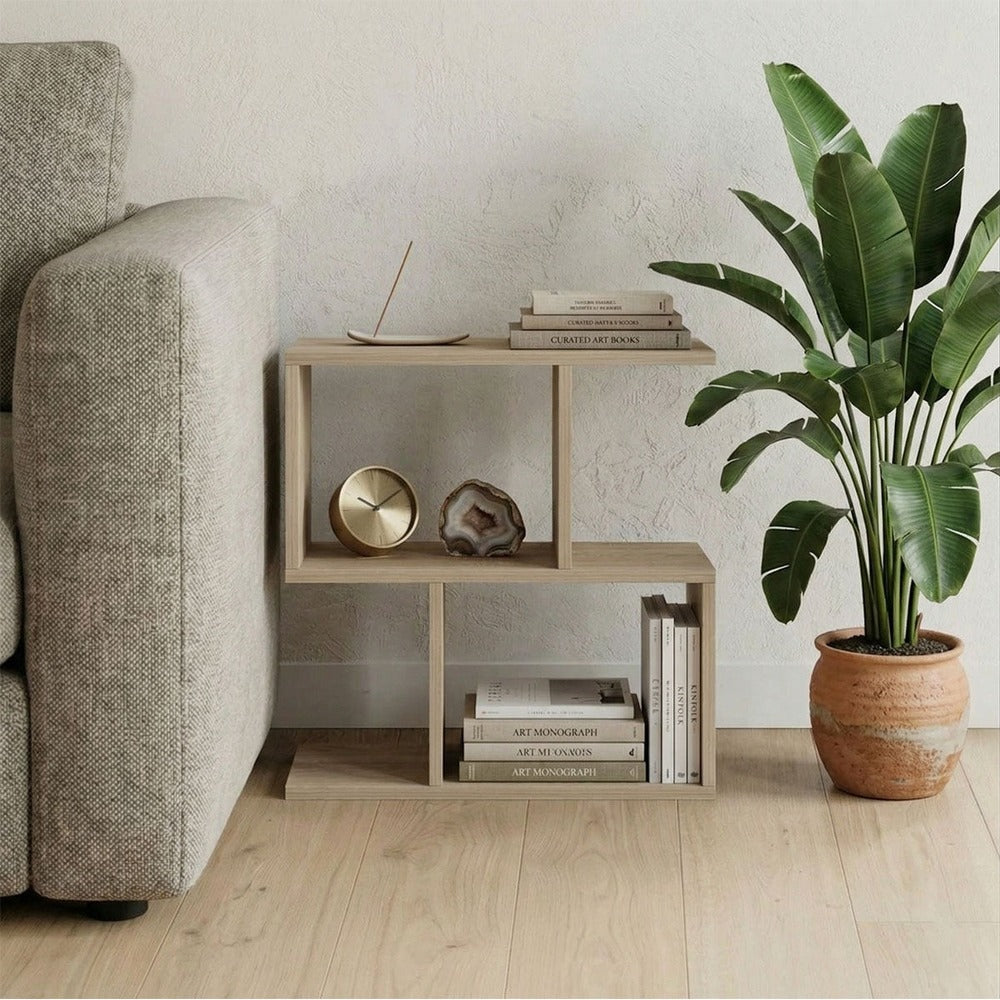 Wesmol Măsuță laterală-Bibliotecă, Anthracaite - Sonoma, 50x20x50 cm - Wesmol Măsuță laterală-Bibliotecă, Anthracaite - Sonoma, 50x20x50 cm