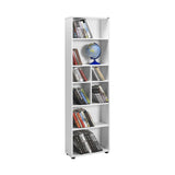 Biblioteca KTP-168-BB-1 Home Collection® White, 8 rafturi, Alb, 55x187x23 cm