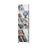 Biblioteca KTP-168-BB-1 Home Collection® White, 8 rafturi, Alb, 55x187x23 cm
